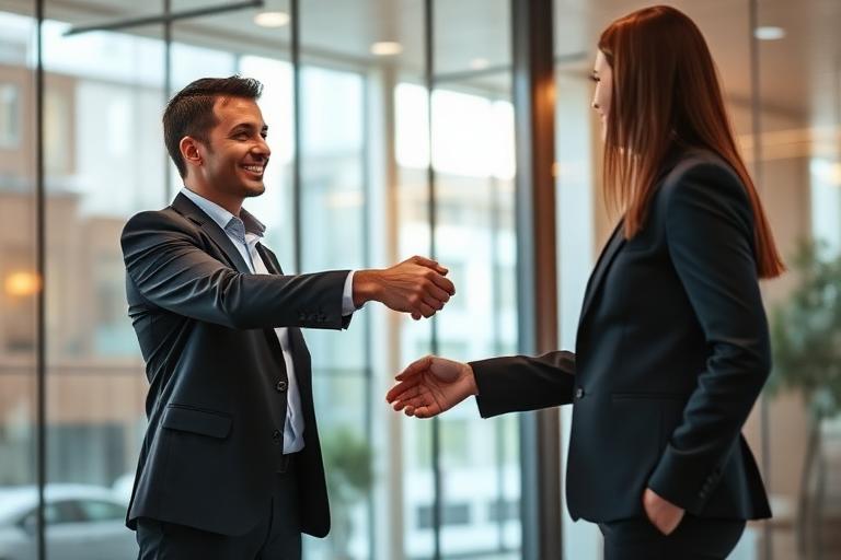 Poignée de main professionnelle scellant un partenariat